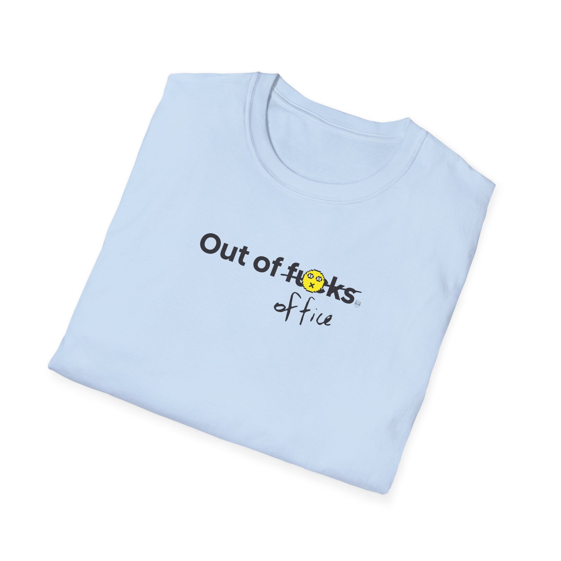 Funny Work Unisex T-Shirt - Out of F***s Design